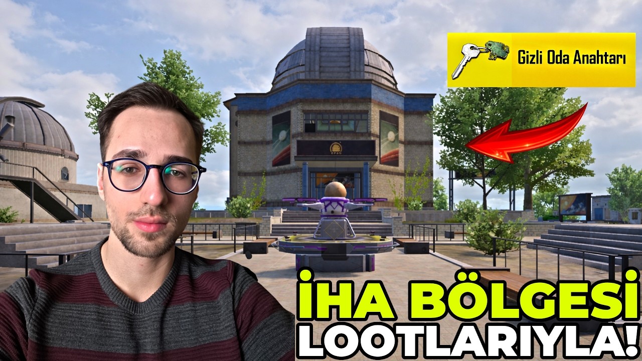 İHA BÖLGESİ LOOTLARIYLA WIN ALMAK! (GİZLİ ODA ANAHTARI ÇIKTI) PUBG MOBILE
