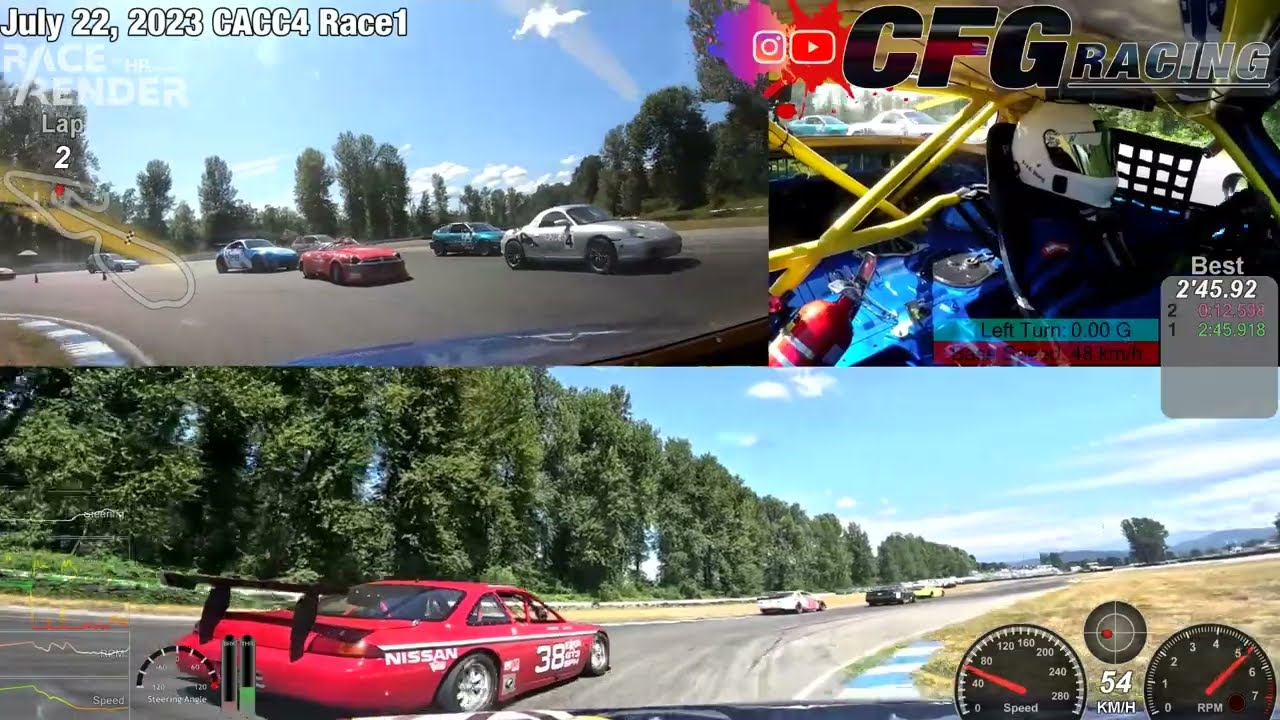 2023 CACC 4 Race 1 #177 Near Stock NC Miata IP2 WINNER! - With Data Overlay