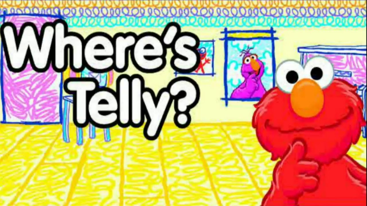 Sesame Street Elmo's Where's Telly Phone Dialing Lost and Found