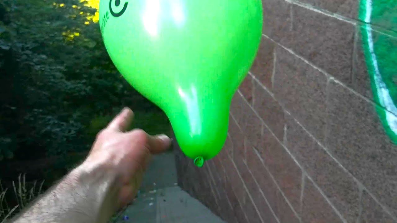 Outdoor Balloon Popping at the Bridge - My Archive Footage