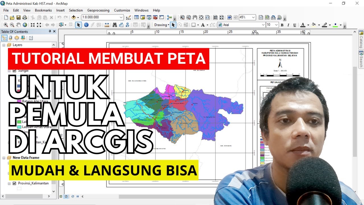 Tutorial Membuat Peta Untuk Pemula Dengan ArcGIS | Mudah & Langsung Bisa