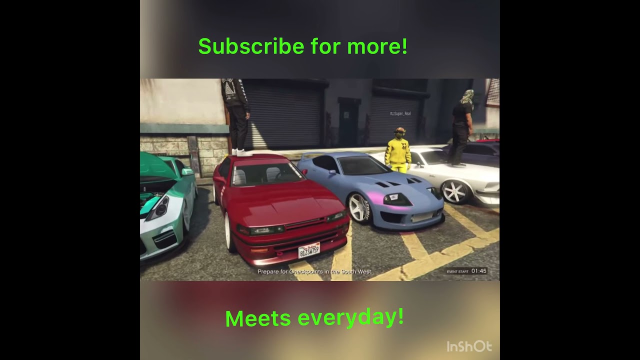GTA 5 Car Meet At LS Customs