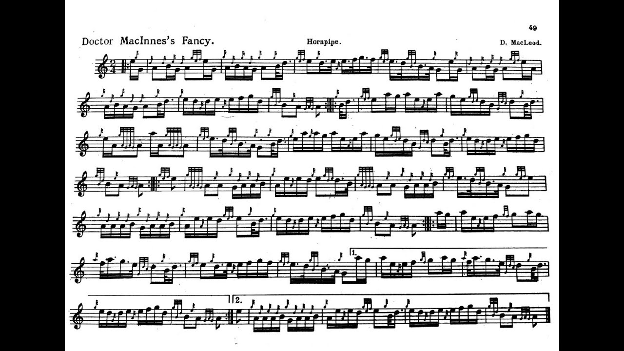Dr. MacInnes's Fancy - HP 100-bpm dblbt
