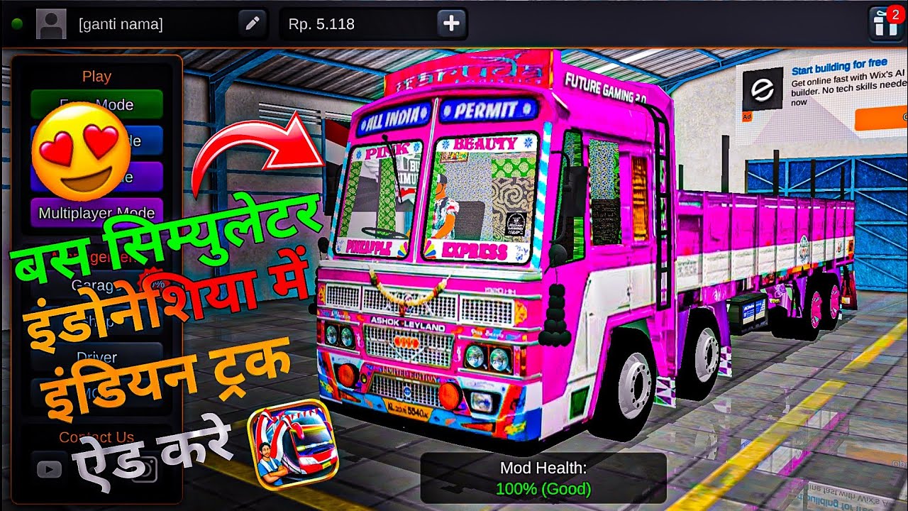 How to Add Truck Mod in Bus Simulator Indonesia | Truck Mode India Download & Install Guide in Hindi