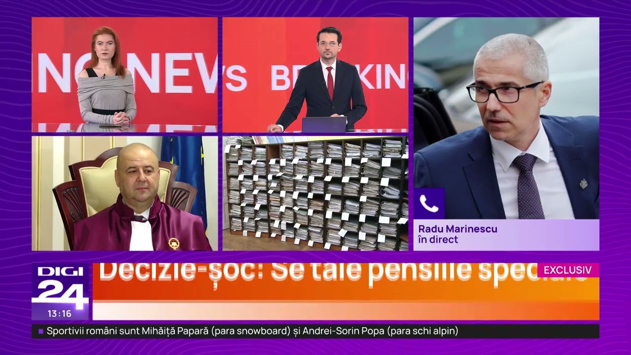 Ce spune Ministrul Justiției despre tăierea pensiilor magistraților: Justiția trebuie eficientizată