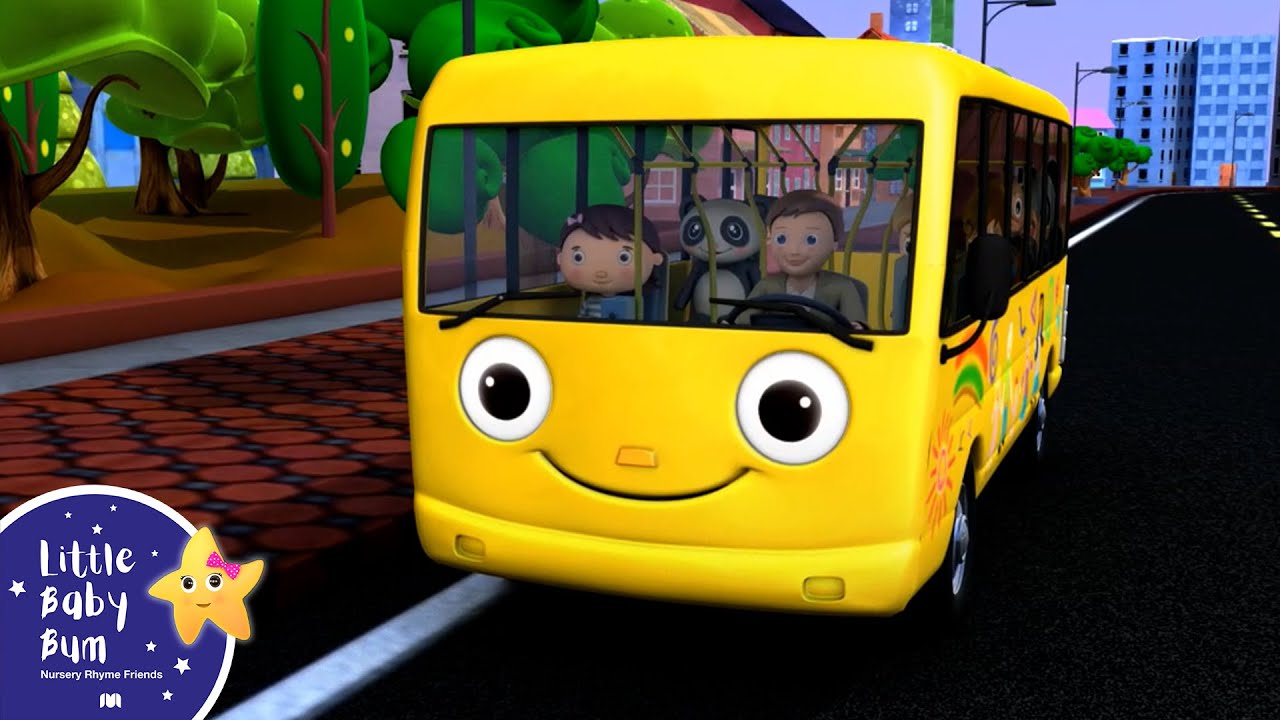 Wheels On The Bus | Part 1 | Nursery Rhymes | from LittleBabyBum! | ABCs and 123s