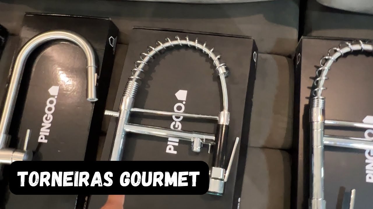 4 torneiras gourmet lindas da Pingoo