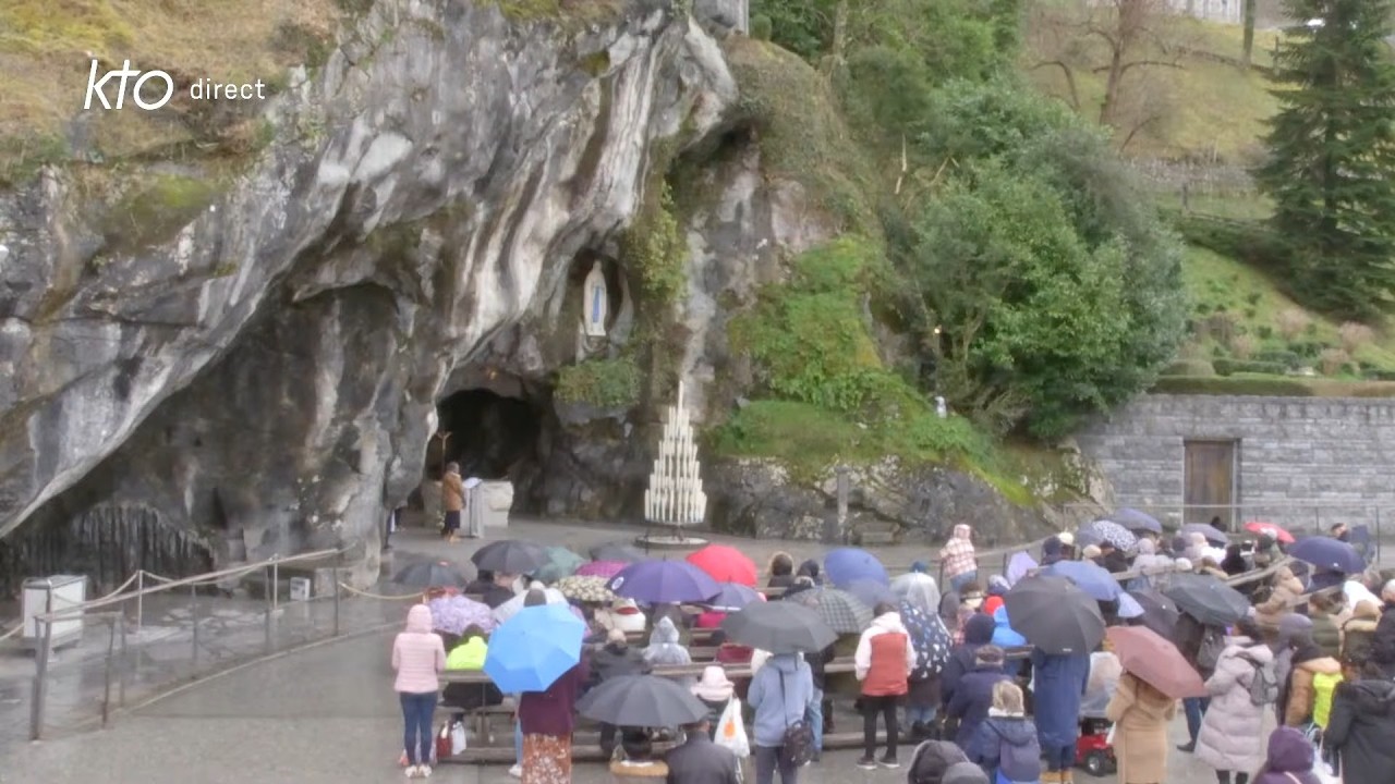 Chapelet du 17 février 2026 à Lourdes