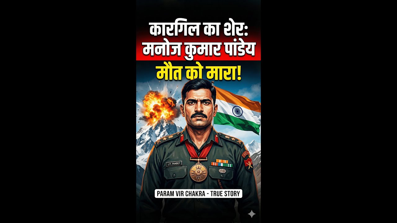 24 साल का शेर | Kargil War Hero Manoj Kumar Pandey PVC | True Story