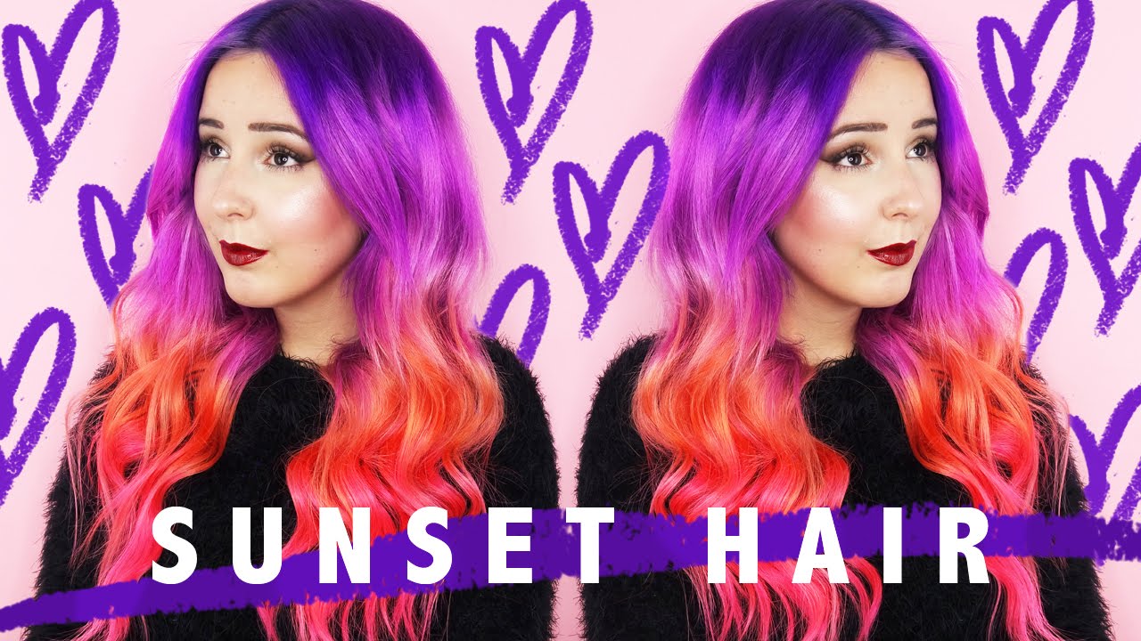 How To: Sunset Ombré Hair! | by tashaleelyn