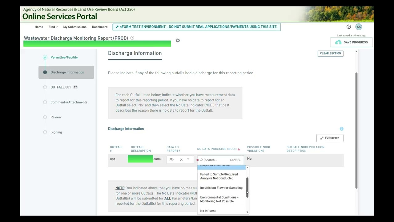 eDMR Guidance Video#1 - Reporting No Discharge