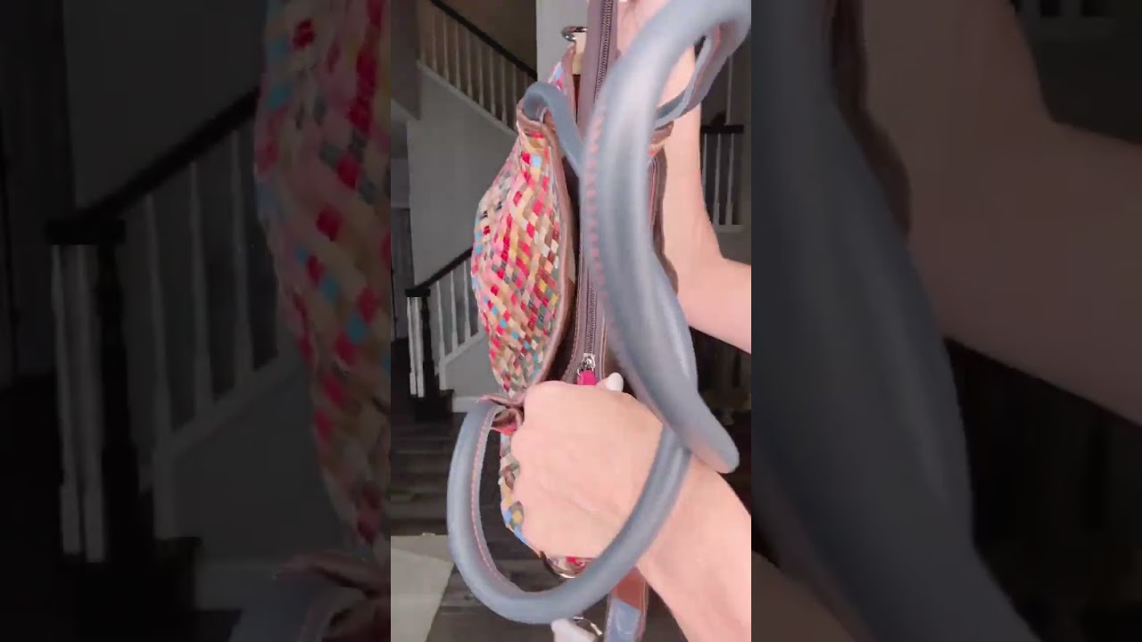 WOW&mdash;This Woven Leather Purse BLEW Me Away! 💼🔥 | Mosaic Tote Bag Review