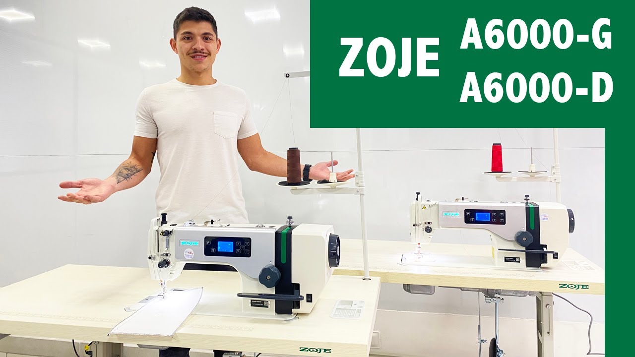 Máquina de Costura Zoje A6000 - Reta Industrial