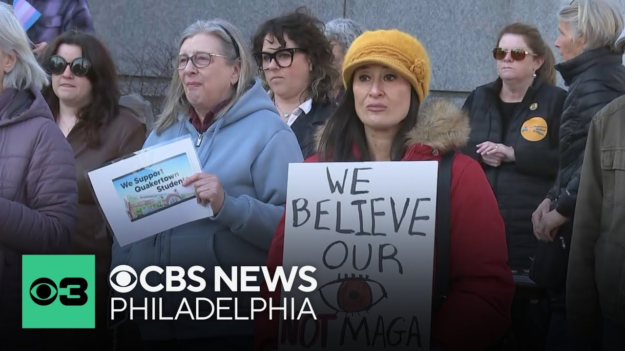 A week later, Quakertown residents rally for students arrested after anti-ICE protest