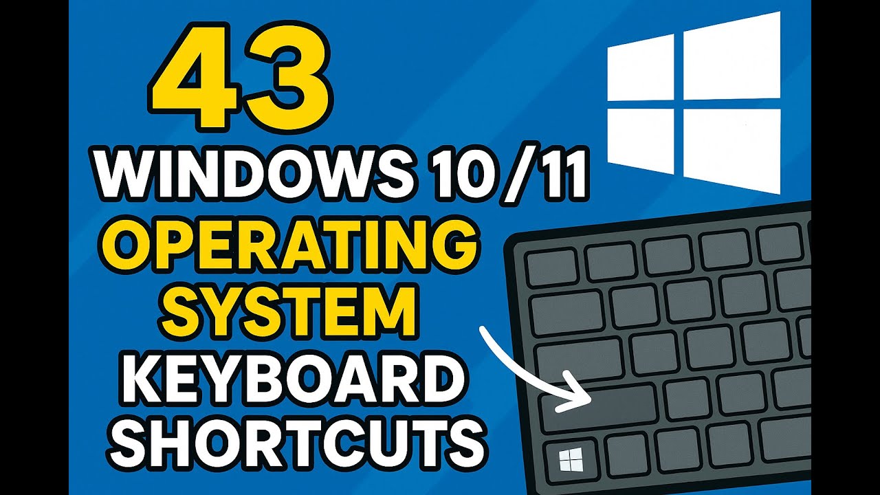🚀 43 Windows 10 & 11 Keyboard Shortcuts You NEED to Know - EXPERT EXPLAINED