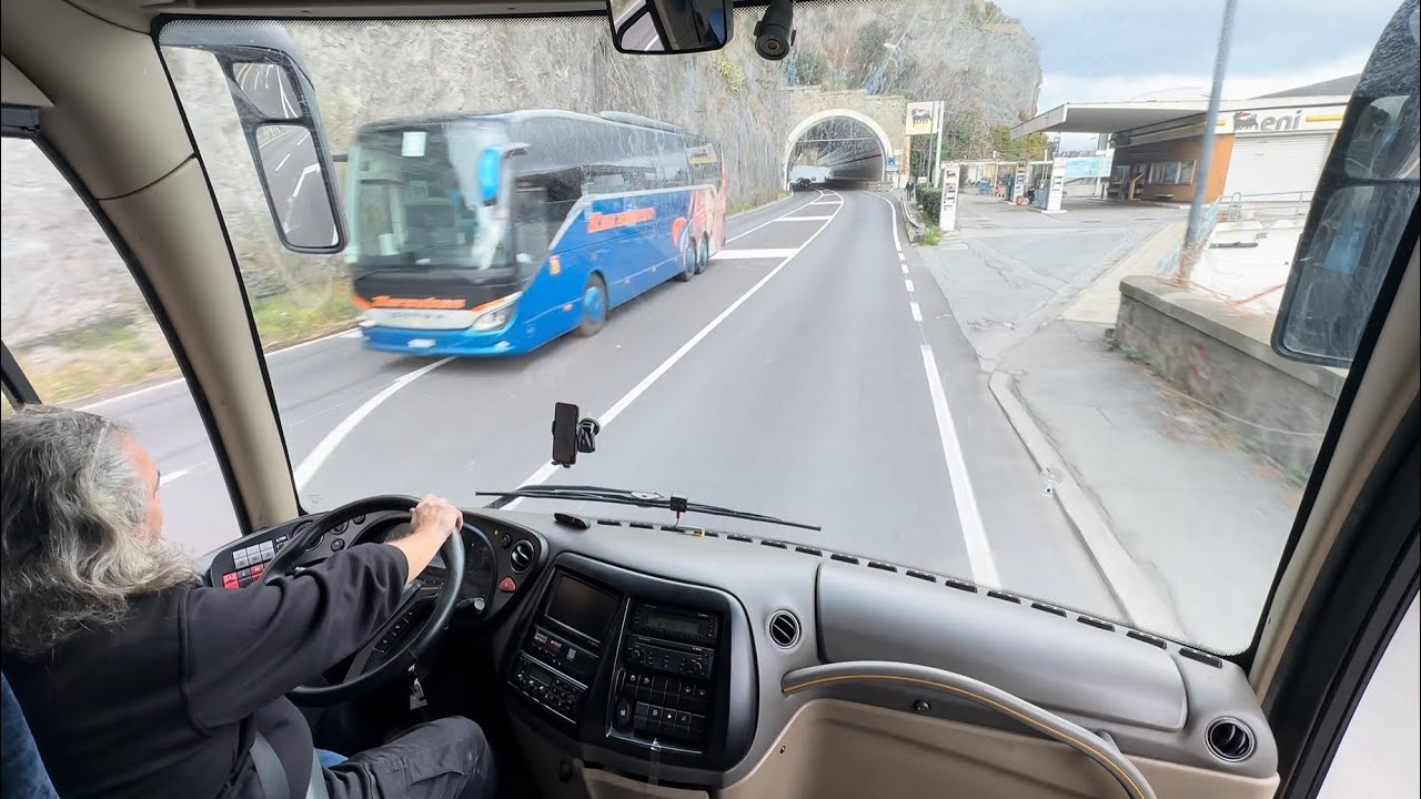 IVECO Bus Driver Pov in European Highway || Bus pov 