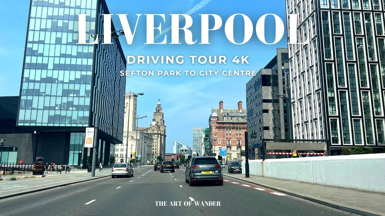 Summer Driving Tour Liverpool - Sefton Park to Liverpool City Centre (Liverpool City Region)