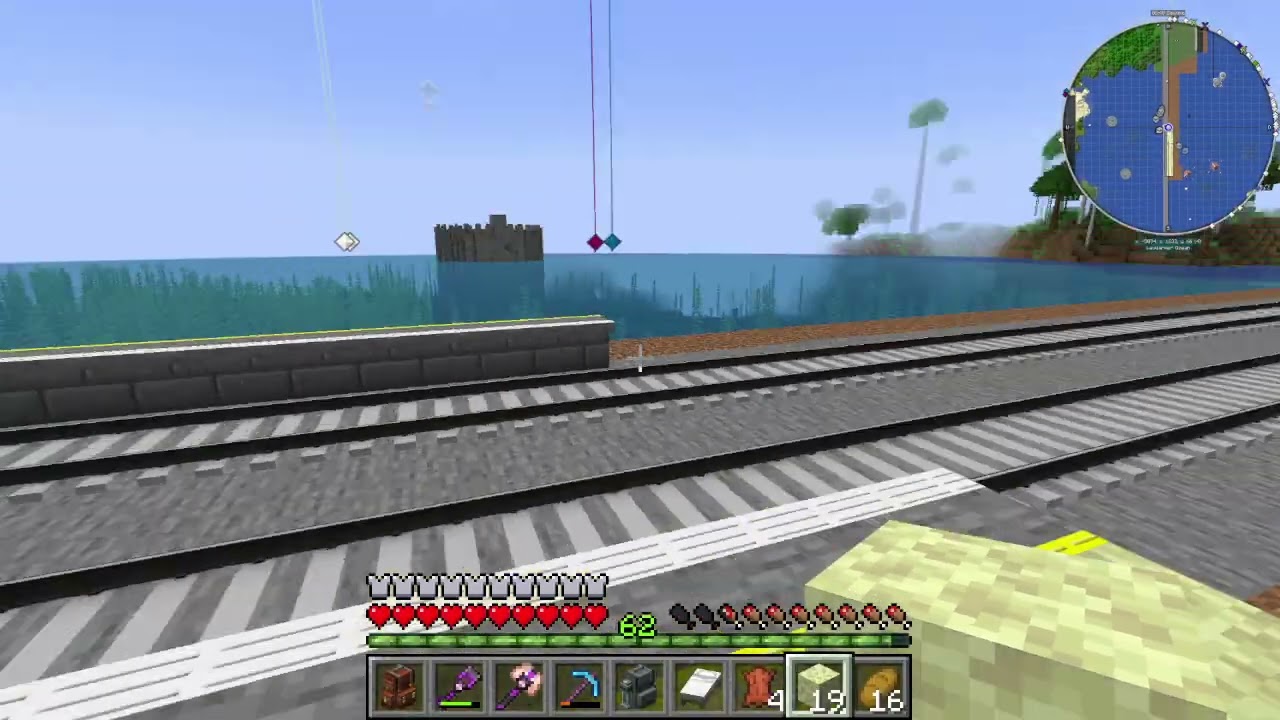 Minecraft Überlebensserver Heute Bauen wir den Bahnsteig bei Innsbruck ost für den S Bahnverkehr