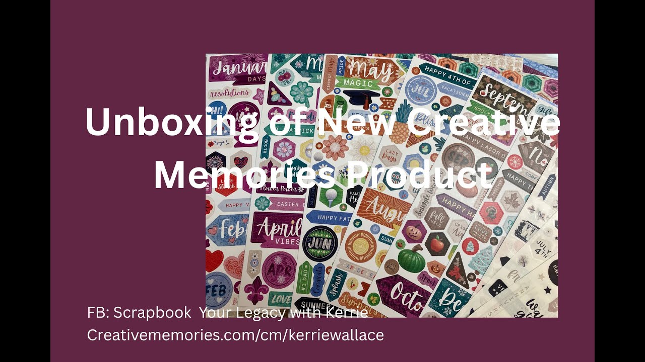 Scrapbook plans and unboxing of Your Own Way