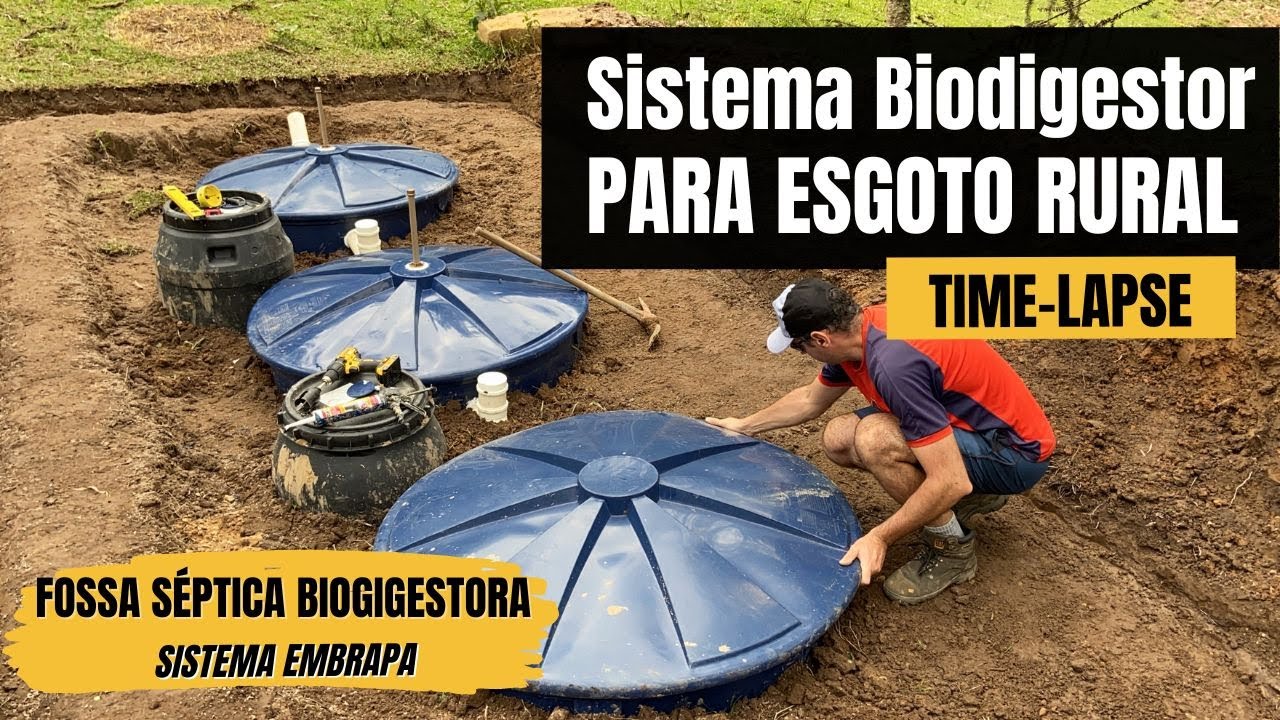 Biodigestor: como fizemos o sistema de tratamento esgoto rural