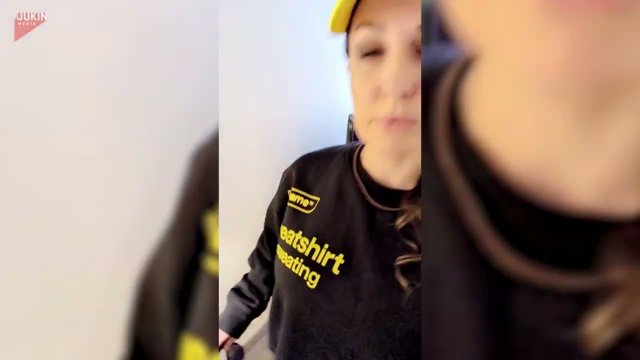 Woman Breaks Sunglasses Trying Them On - 1805123