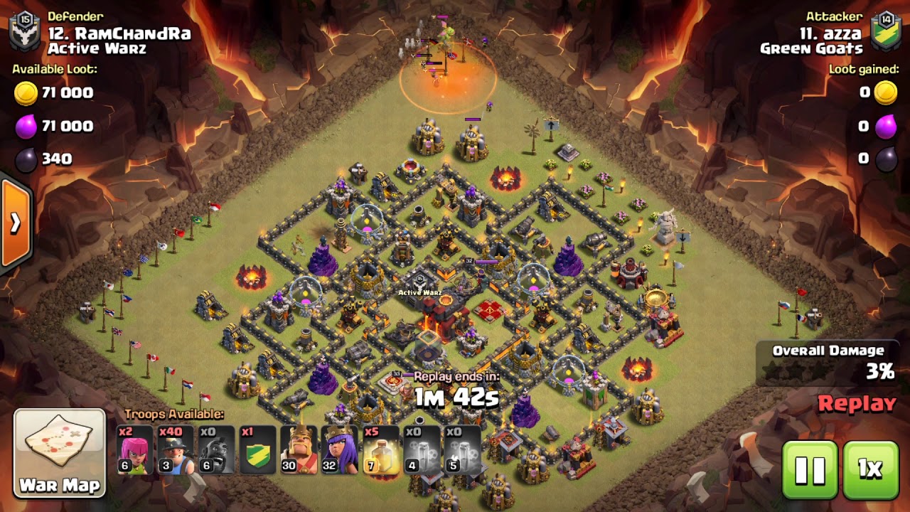 Clash of Clans TH10 Mass Miner 3 STAR ATTACK