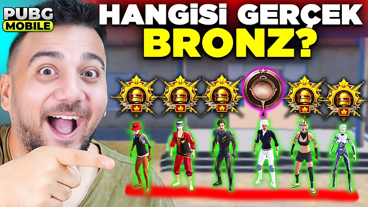 1 BRONZ vs 5 YALANCI! HANGİSİ GERÇEK BRONZ? PUBG Mobile