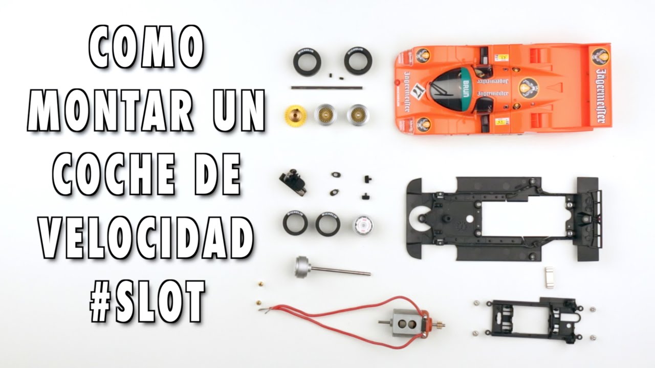 Como montar un coche de velocidad | SLOT | TUTORIAL | Español | SLOT CARS SCHOOL