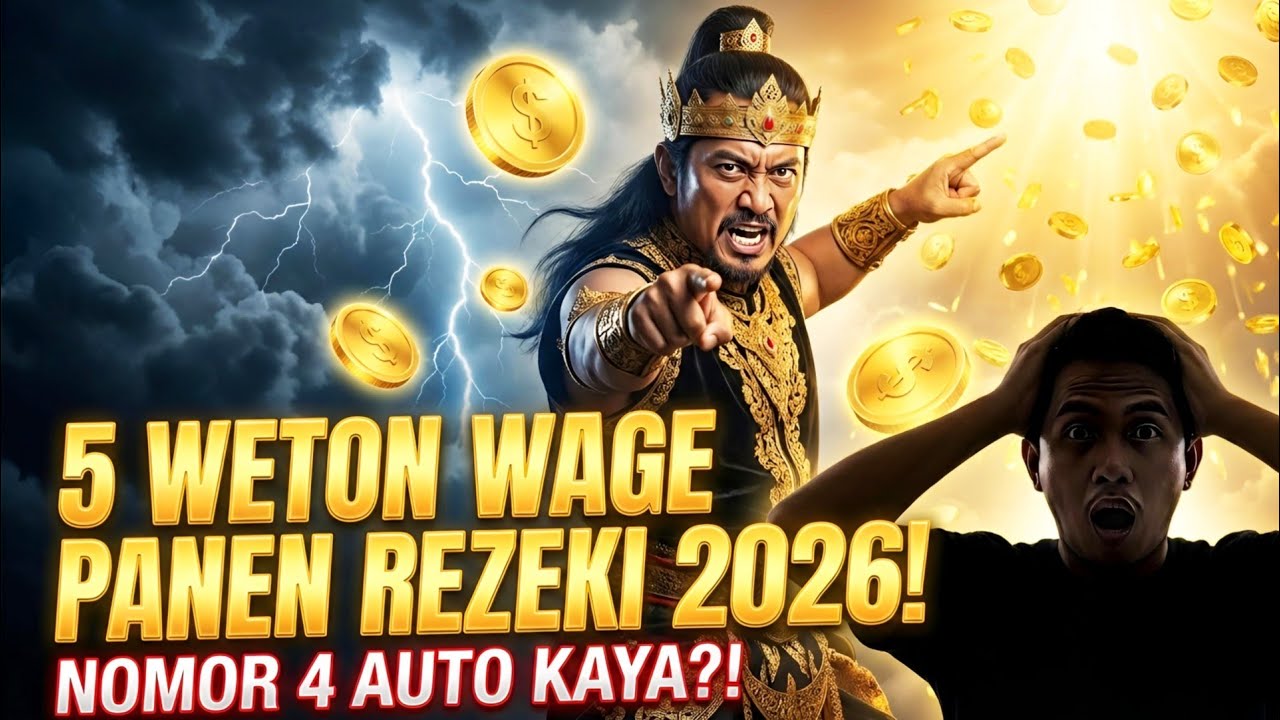 Bukti Ramalan Prabu Siliwangi❗5 Weton Wage Ini Siap Panen Rezeki Fantastis 2026 – Nomor 4 Auto Kaya!