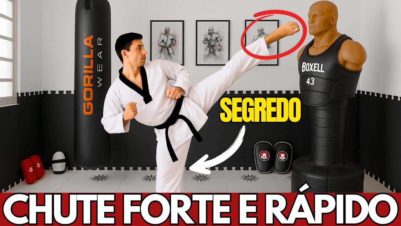 Como Chutar MAIS FORTE e MAIS RÁPIDO no TAEKWONDO? (Segredo Revelado)