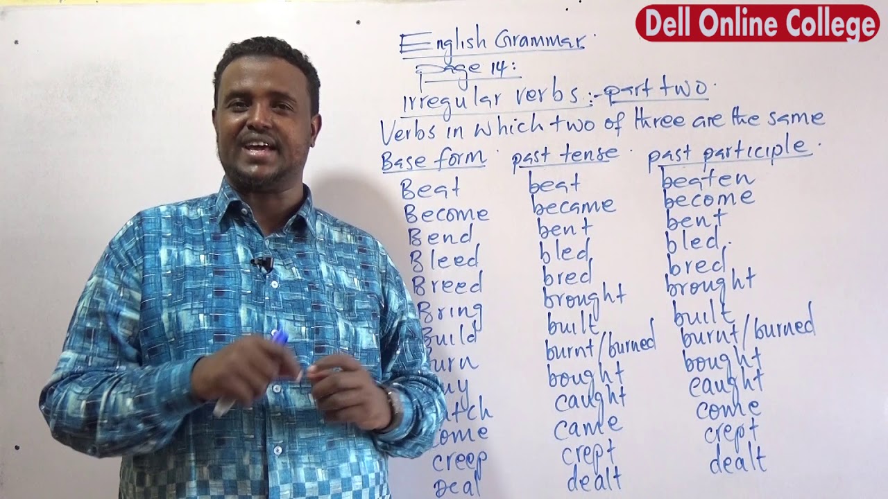 Irregular Verbs Type 2
