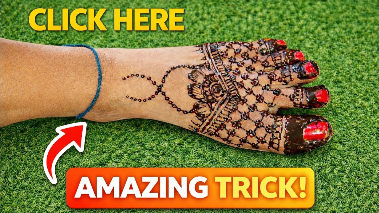 Simple Mehndi Hack for Beginners 💖 #viral #viralvideo #mehndi #henna #viralvideos 