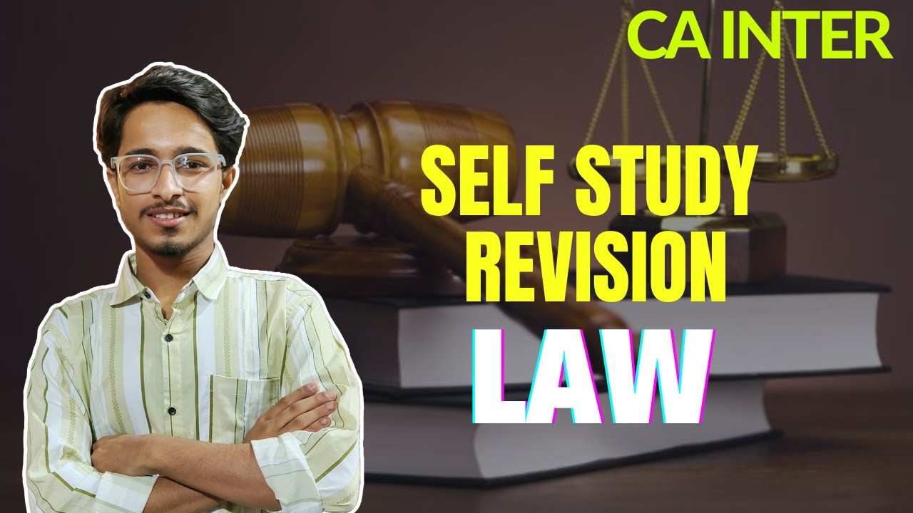 CA Inter Law Self Study Revision 🔥| Study With Me Live | Daily Night Study in live | DAY 1 | CH- 4|