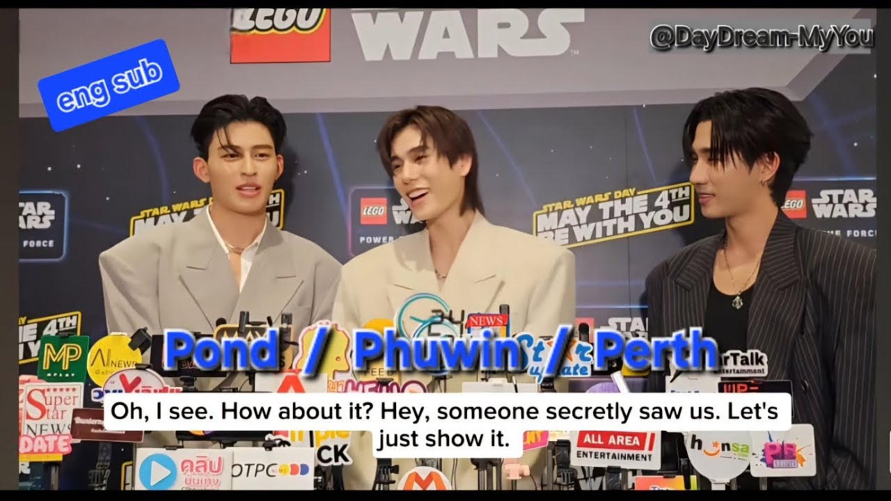 (eng sub) Pond Phuwin Perth LEGO interview 250430 #pondphuwin #perthtanapon #lego #gmmtv