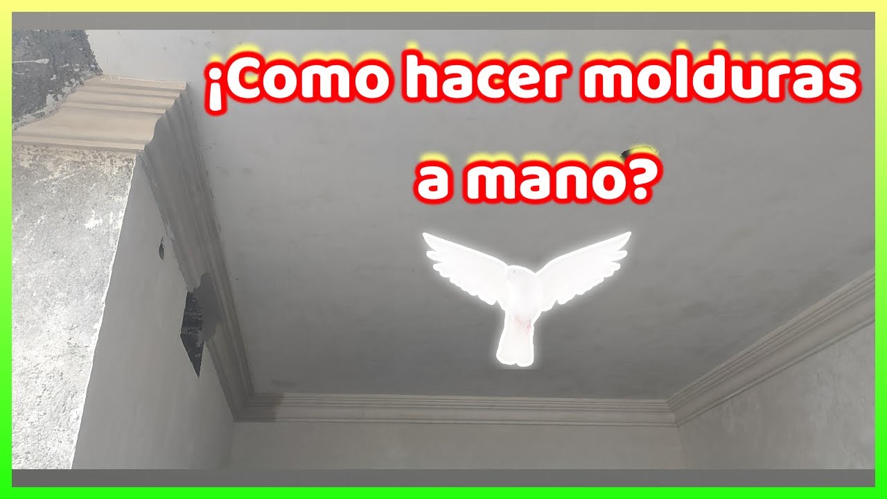 Haciendo Moldura de Yeso a Mano | PECHO DE PALOMA