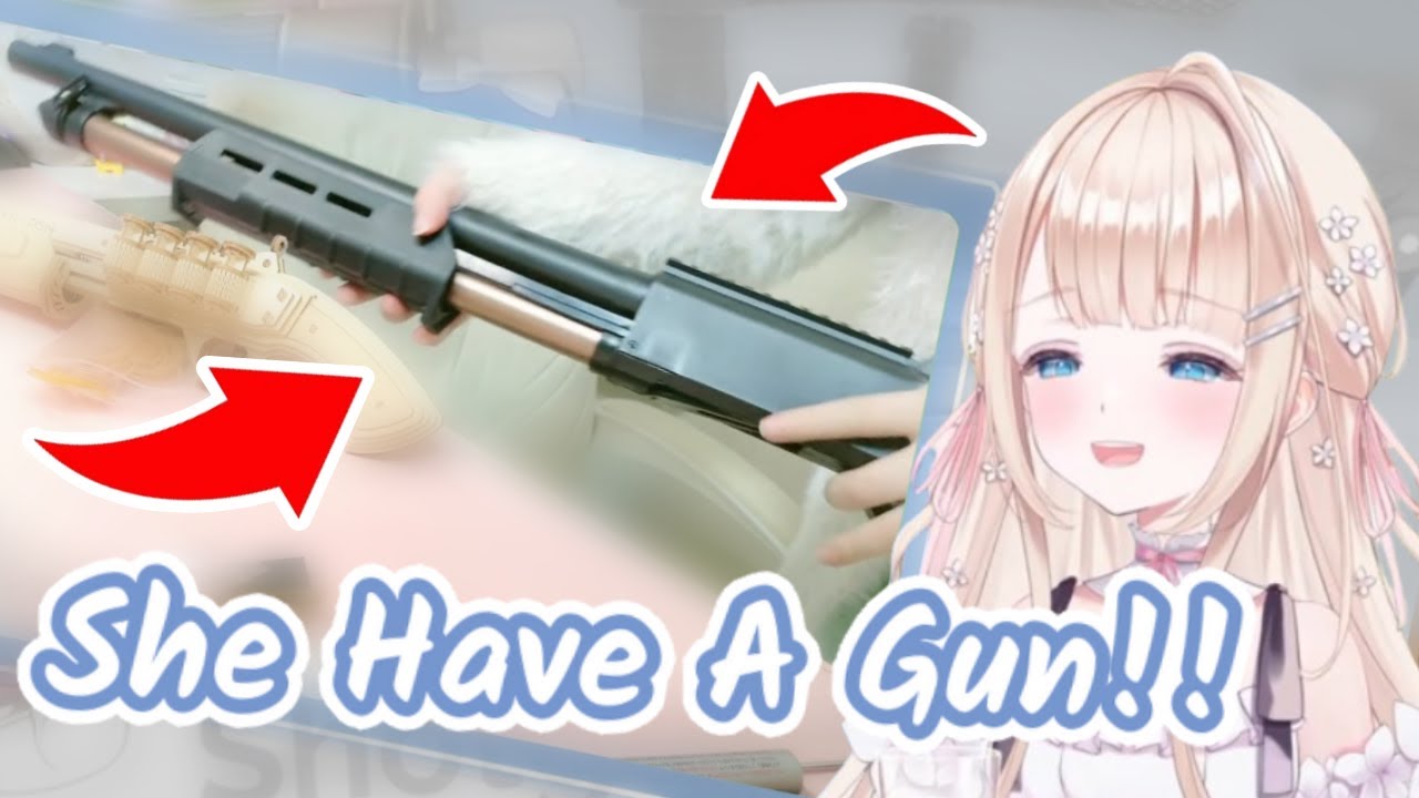 Peo shows her SHOTGUN on stream (Toys)