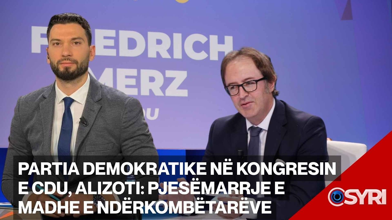 INTERVISTA/ Partia Demokratike në kongresin e CDU, Alizoti: Pjesëmarrje e madhe e ndërkombëtarëve