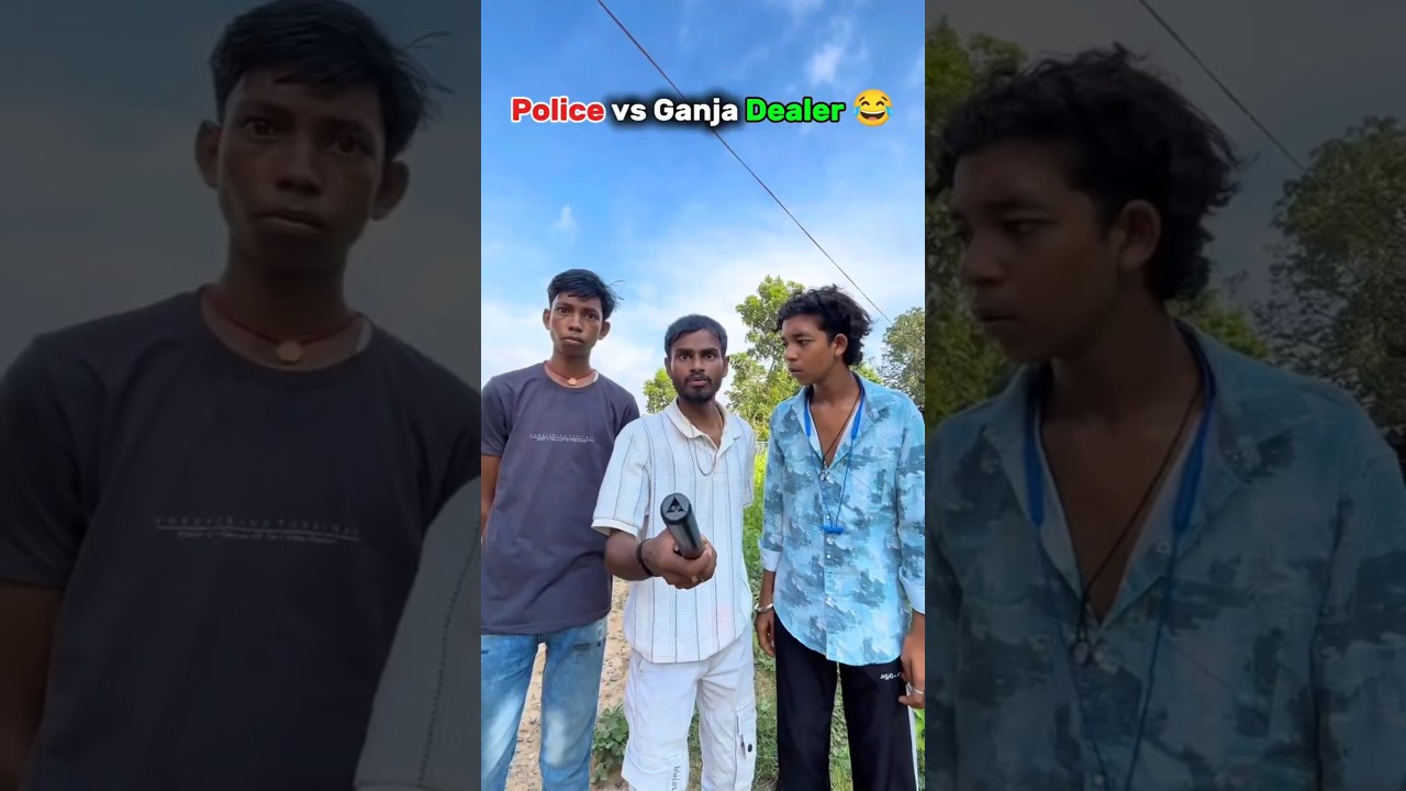 Police vs Ganja Dealer 😂...?? #trending #viral #shorts #funny #shortsfeed