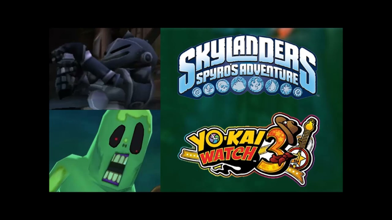 Creepy Citadel x Zombie Night Town - Skylanders/Yo-kai Watch Mashup