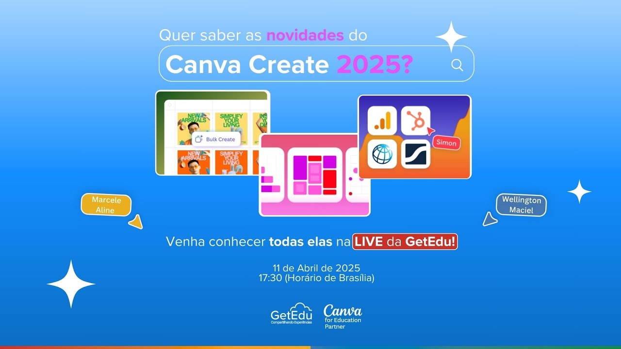 DESVENDANDO AS NOVIDADES DO CANVA CREATE 2025!