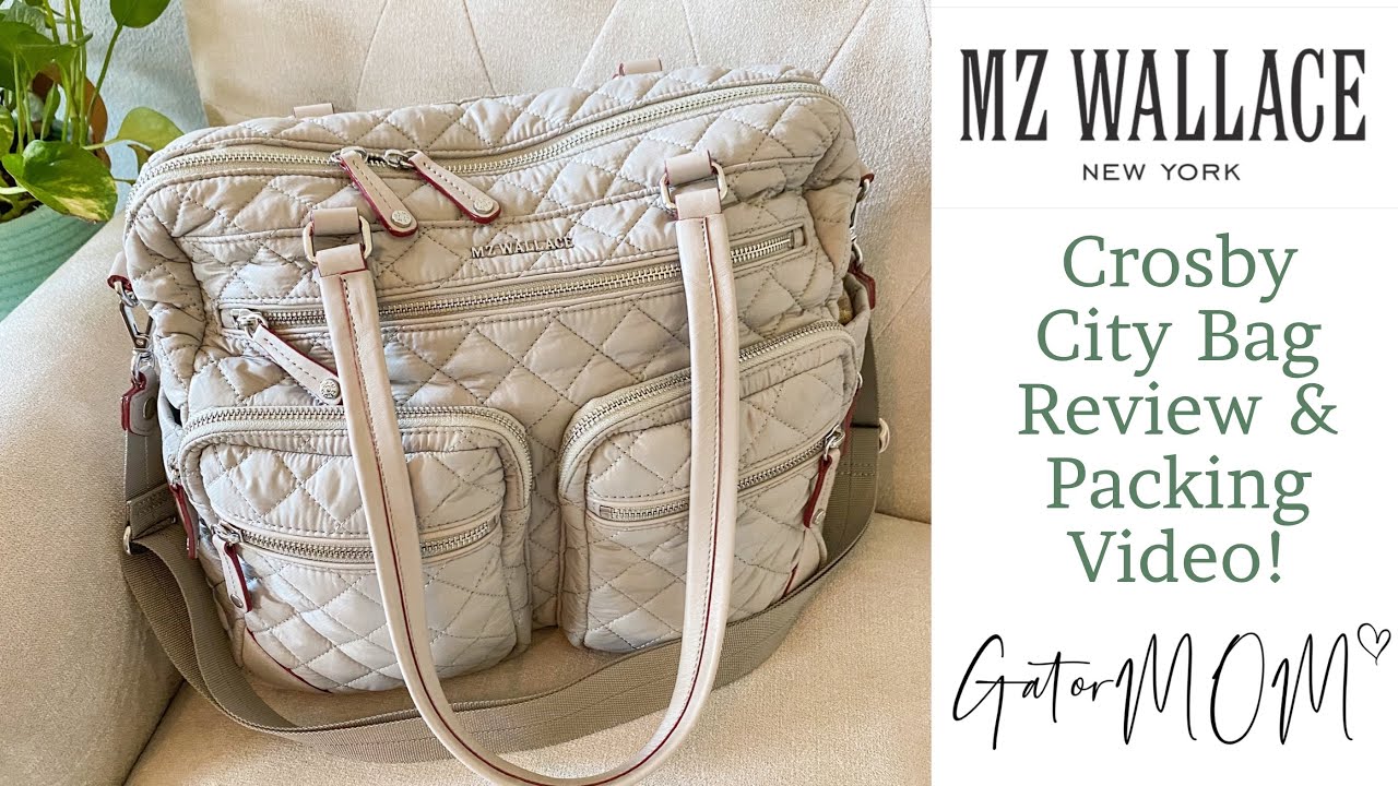 MZ WALLACE | Crosby City Bag Review & Packing Video! | GatorMOM