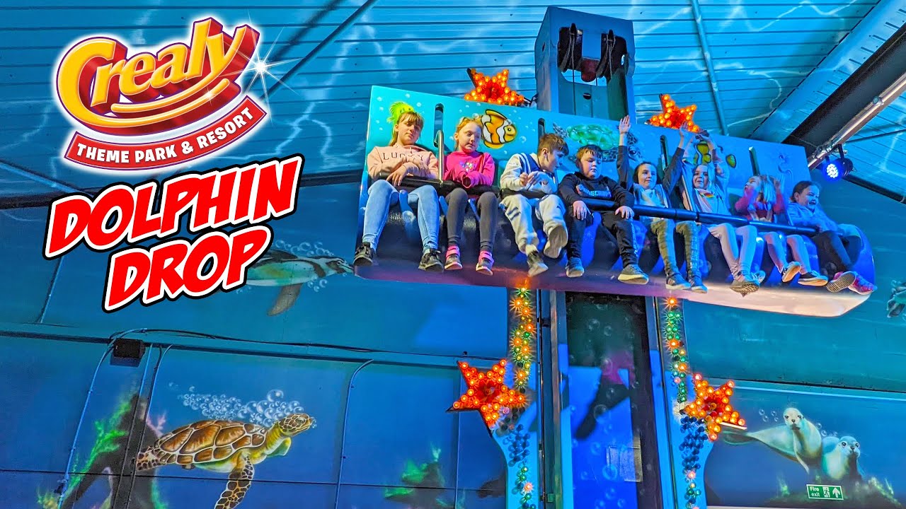 Dolphin Drop in Lost World of Atlantis at Crealy Theme Park [4K]