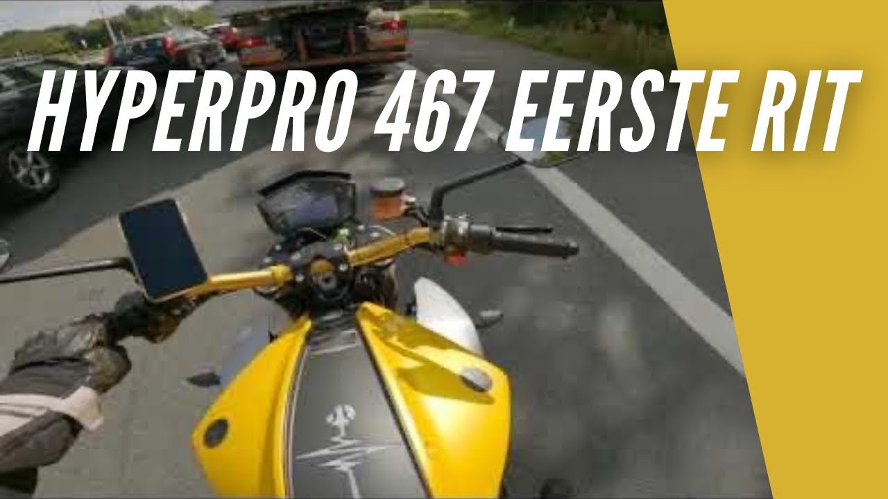 Eerste rit na Hyperpro 467 schokdemper installatie op Energica SS9 plus elektrische motorfiets