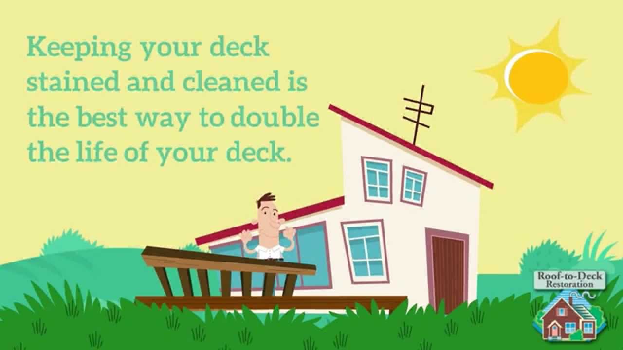 Your Local MN Deck Cleaning, Staining and Restoration Company - Roof To Deck Restoration