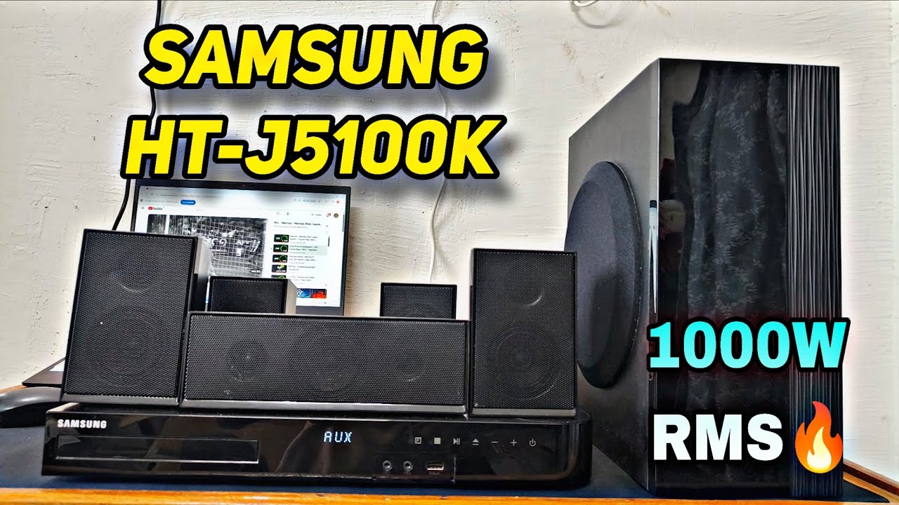 Samsung HT-J5100K 1000W RMS 5.1 Blu-ray Home Theatre 🔥 