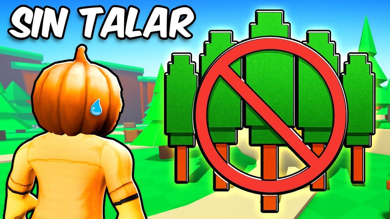 Sobrevivi SIN TALAR ARBOLES en 99 NOCHES en el BOSQUE ROBLOX