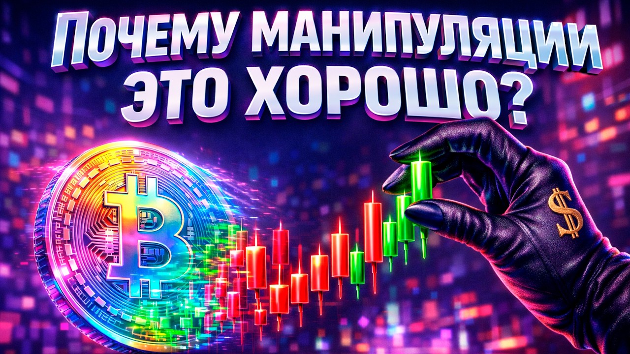 МАНИПУЛЯЦИИ БИТКОИНОМ - ПОЧЕМУ ЭТО ХОРОШО ДЛЯ НАС? #криптовалюта #манипуляции #биткоин