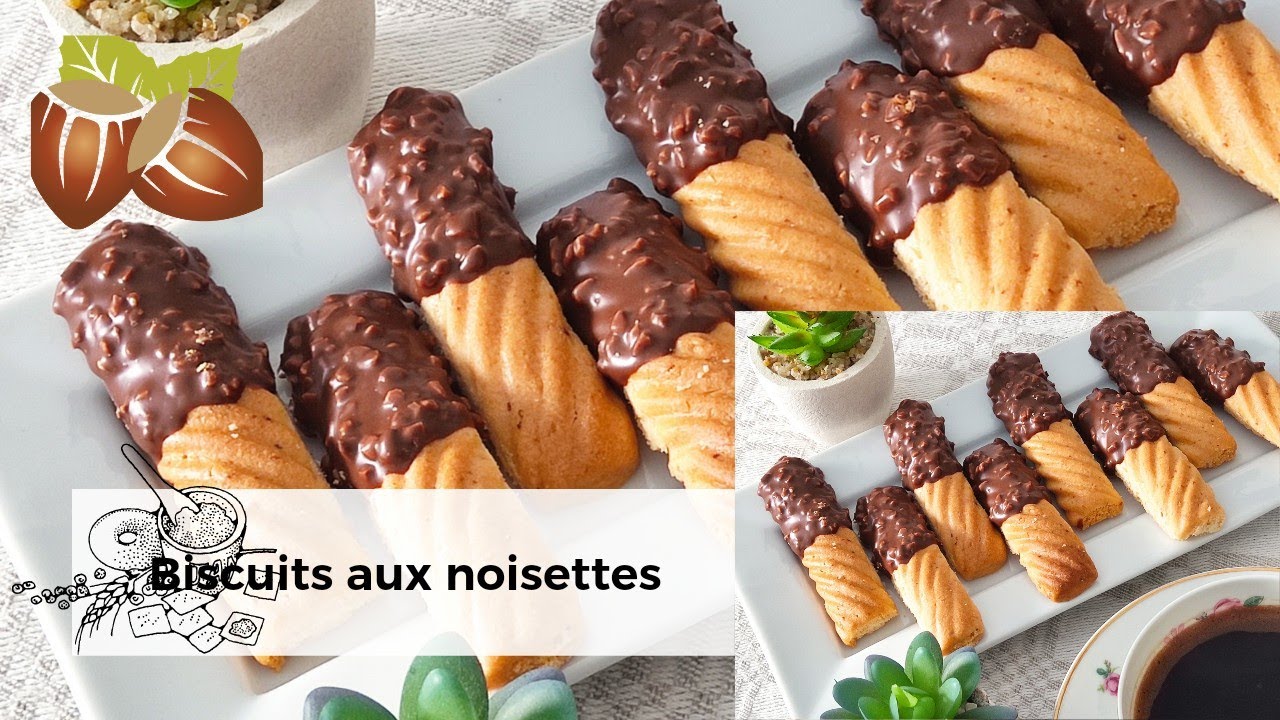 biscuits aux noisettes 🌰 بشكوطو مقرمش بالبوفريوة 🌰هشوش وبنة عالمية