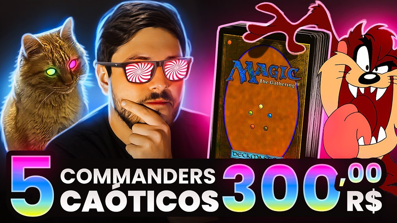 5 DECKS COMMANDER TOTALMENTE CA&Oacute;TICOS!