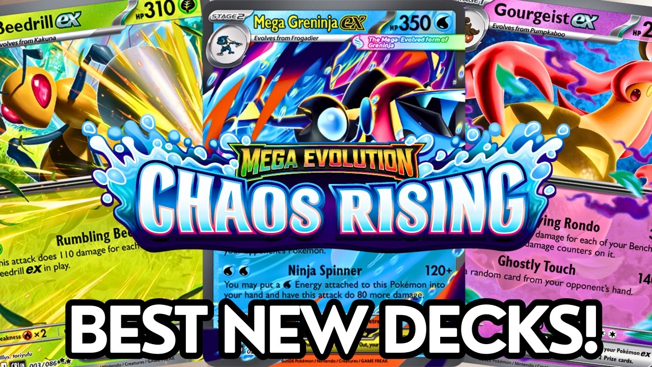 Top 6 New Chaos Rising Decks! (w/ Lists)